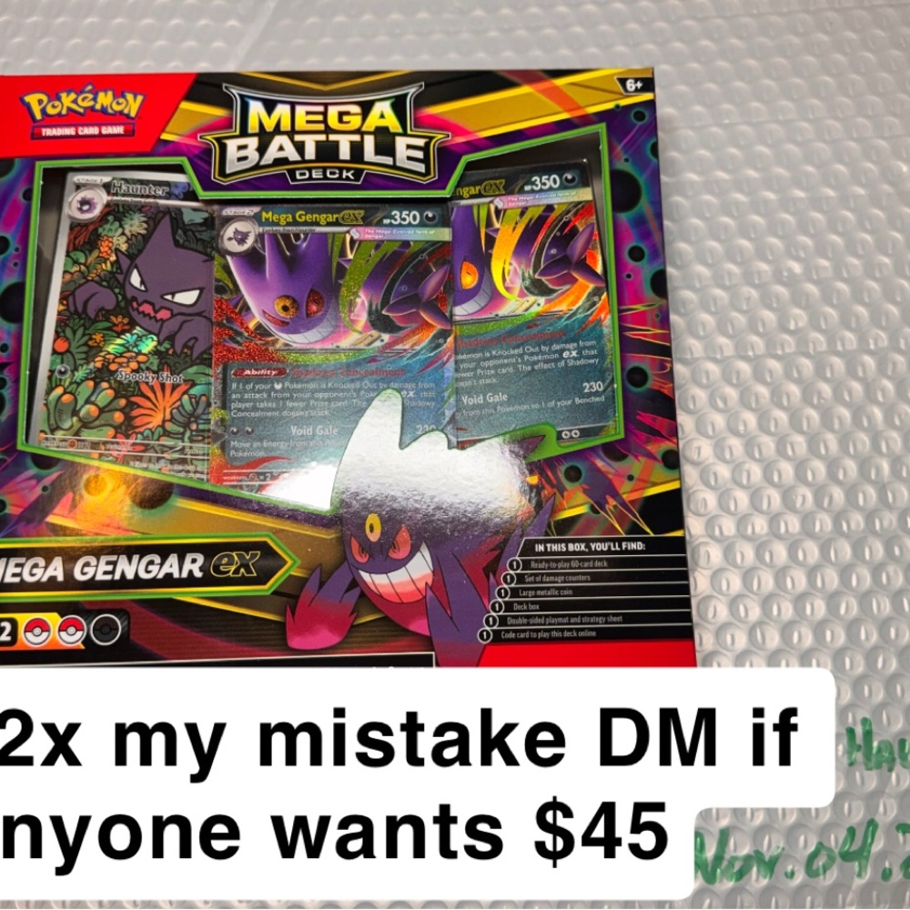 Mega Gengar EX Mega Battle Deck